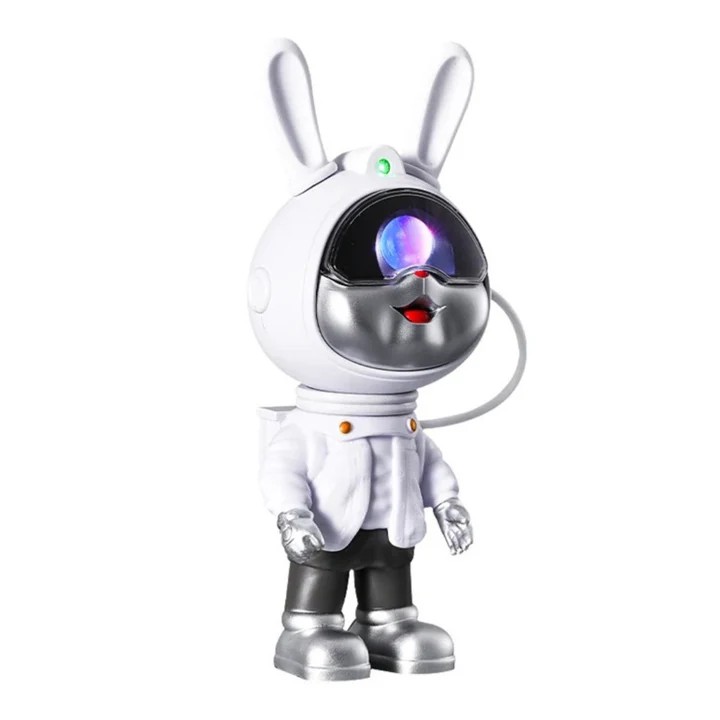 Proyector Galaxia Conejo Astronauta - Luz LED Decorativa